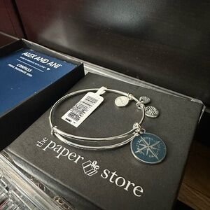 Alex and Ani Compass silver bracelet - never worn. Northern original